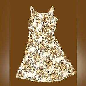 🍁ANNE Taylor Loft size 10 dress pastel flowers 🌸 👗
